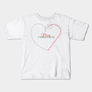 A Christmas Carol Quote “I will honour Christmas in my heart, and try to keep it all the year.“ Kids T-Shirt